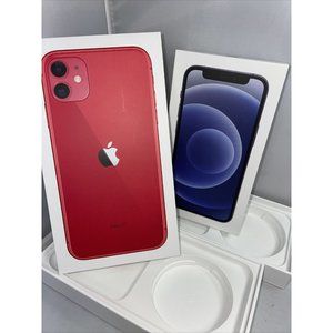 iPhone 11 128gb Red And iPhone 12 Mini 128gb Blue EMPTY Box Only Lot